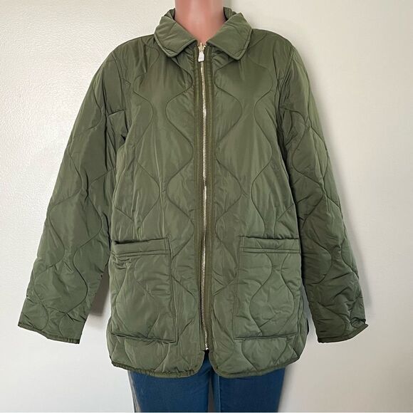 Isaac Mizrahi Live! Reversible Quilted Barn Jacket - Picture 3 of 6